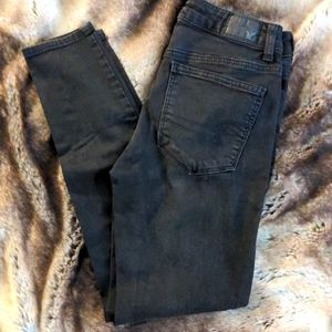 American Eagle black fade jeans sz2